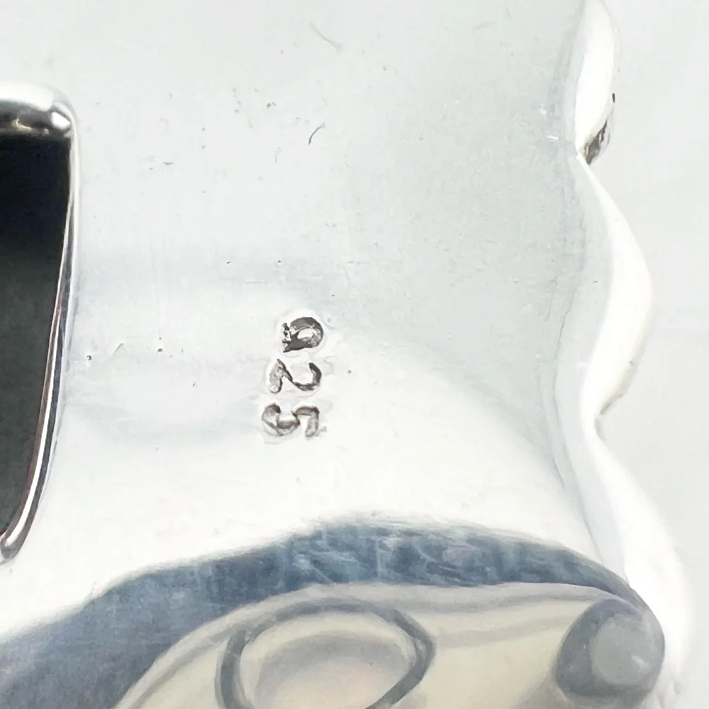 Genuine Mohave Turquoise Ring Size 8 Solid Sterling Silver 925 Native Southwest - Picture 8 of 10